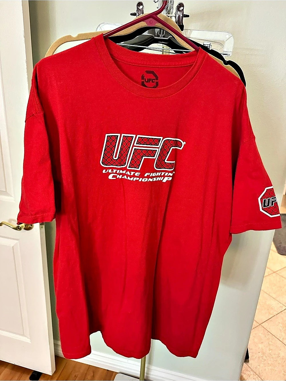 UFC Ultimate Fighting Championships Graphic T-Shirt Red XXL